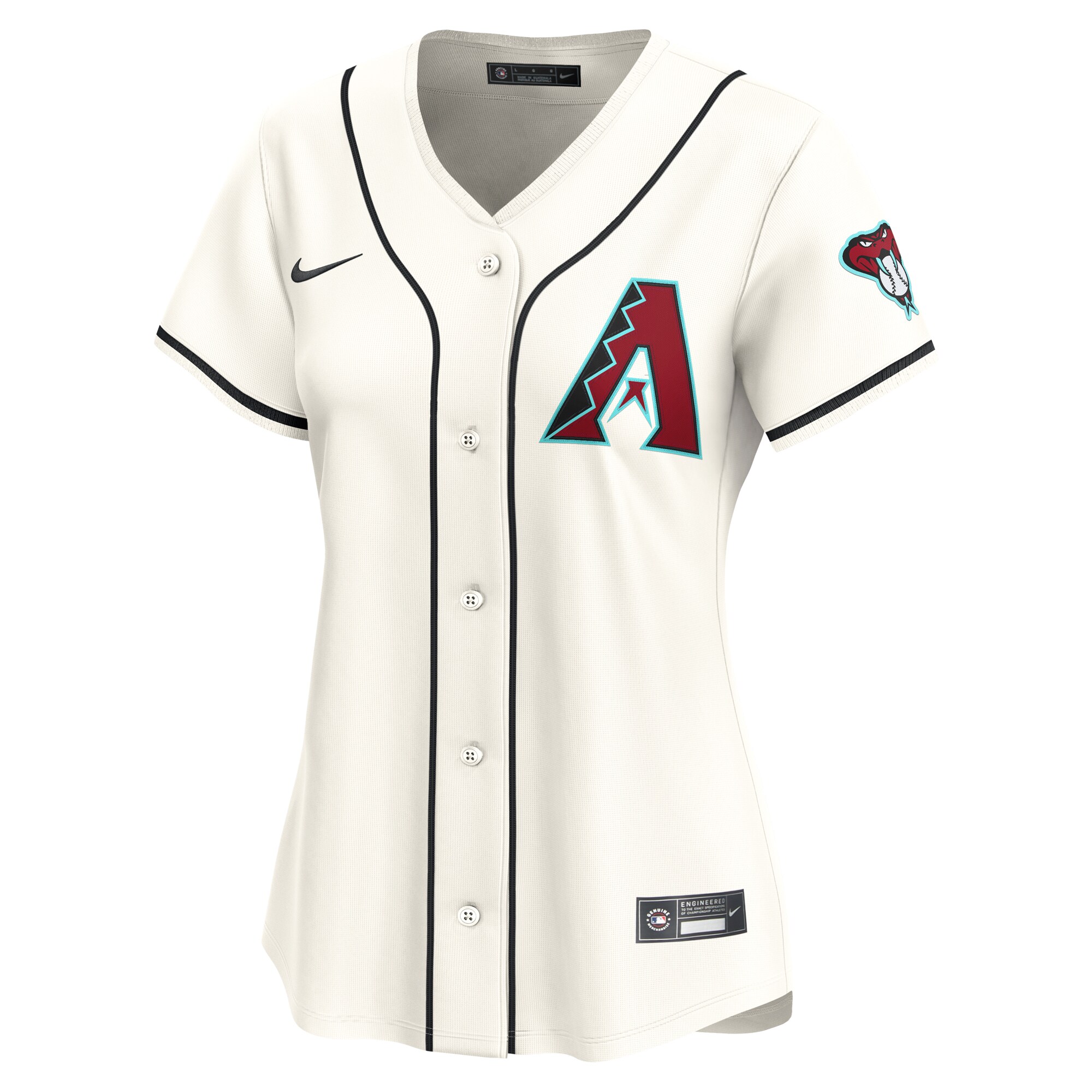 Alternative view of Arizona Diamondbacks Women's #1 Mom Home Limited Jersey - White