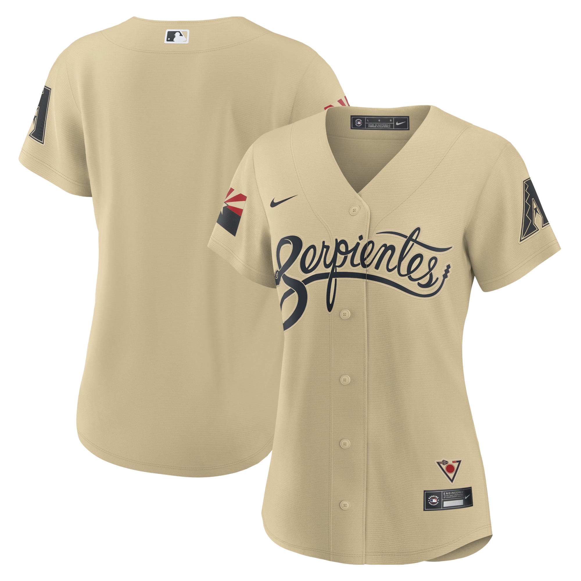 Arizona Diamondbacks Women's 2021 City Connect Replica Jersey - Gold