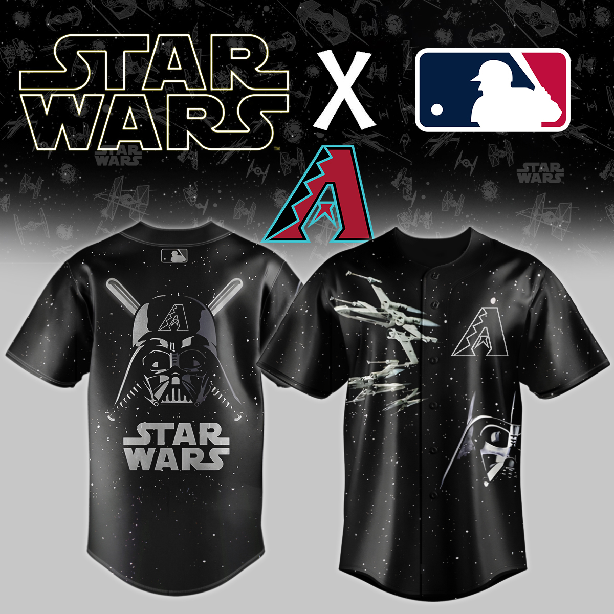 Arizona Diamondbacks X Star Wars Baseball Jersey