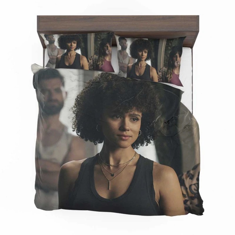 Alternative view of Army Of Thieves Movie Nathalie Emmanuel Bedding Set - Custom Bedding Set