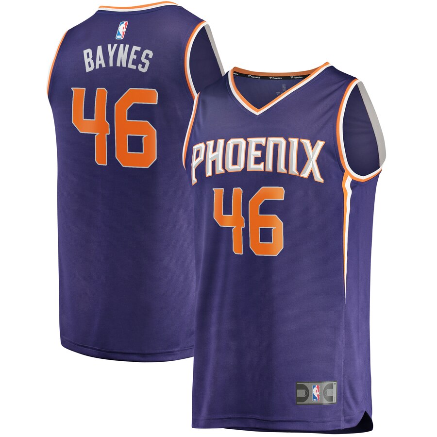 Aron Baynes Phoenix Suns Fanatics Branded Fast Break Replica Jersey Purple - Icon Edition