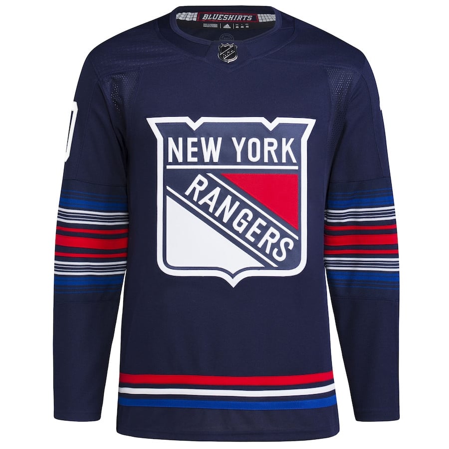 Alternative view of Artemi Panarin 10 New York Rangers Alternate Primegreen Men Jersey - Navy - JS591 