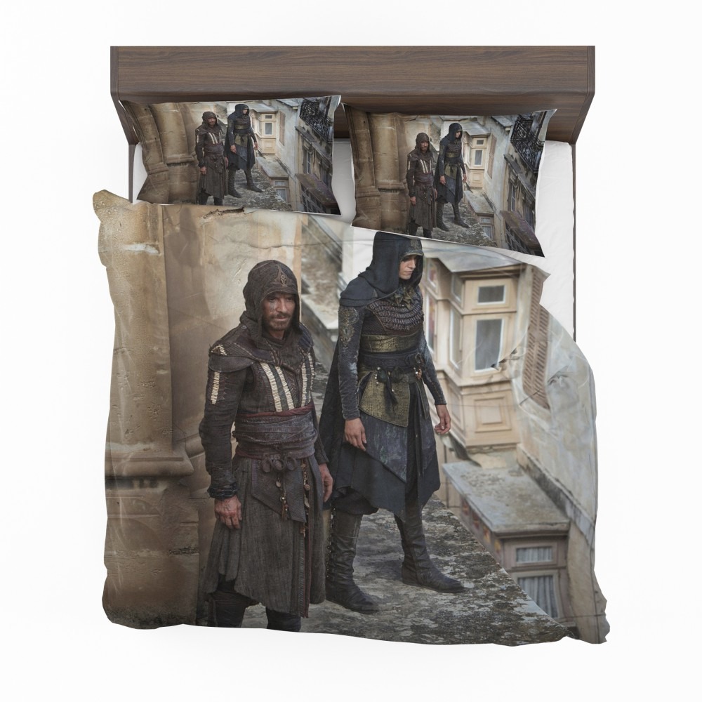 Alternative view of Assassin's Creed Movie Michael Fassbender Bedding Set - Custom Bedding Set