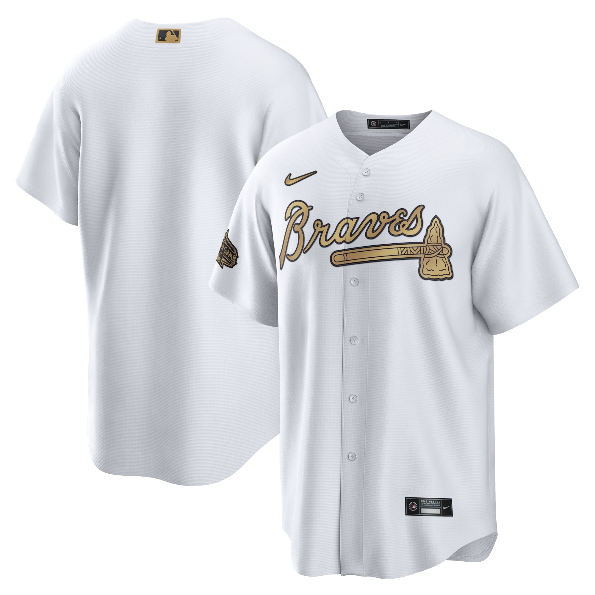Atlanta Braves 2022 Mlb All-star Game Replica Blank Jersey - White