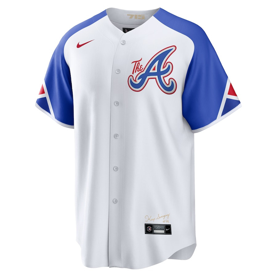 Alternative view of Atlanta Braves 2023 City Connect Men Jersey - White - JS927