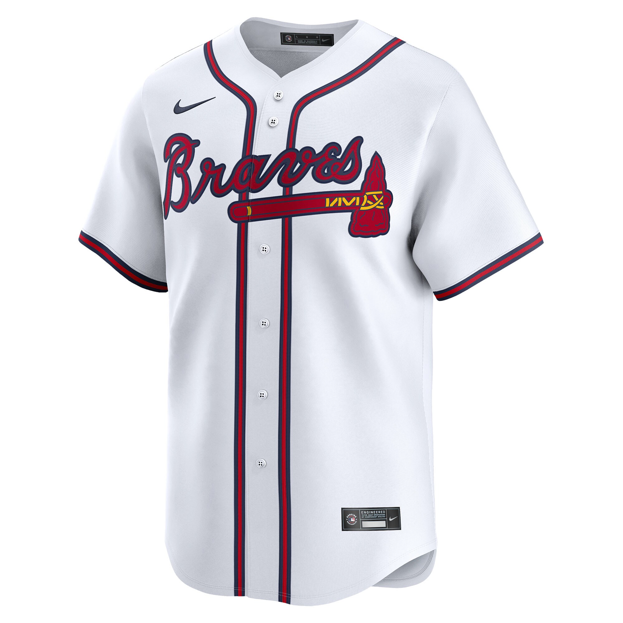Alternative view of Atlanta Braves Home Limited Jersey - White