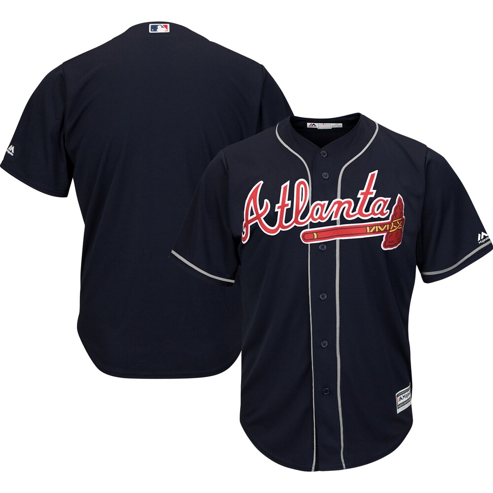 Atlanta Braves Majestic Big & Tall Alternate Cool Base Team Jersey - Navy