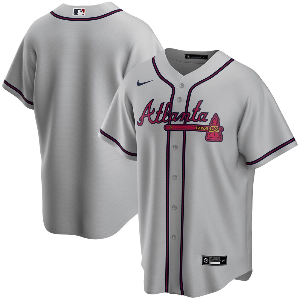 Atlanta Braves Road 2020 Team Jersey - Gray