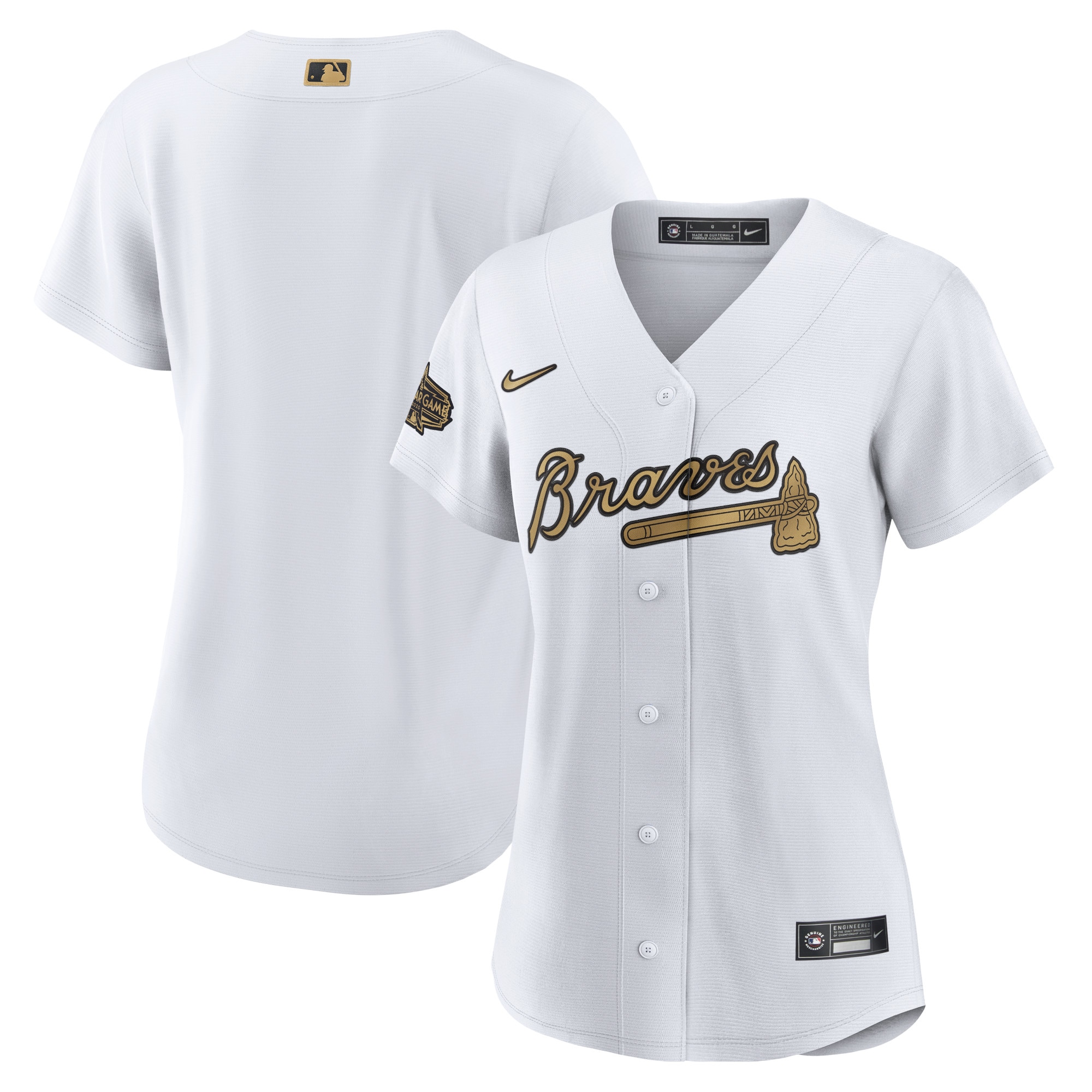 Atlanta Braves Women's 2022 Mlb All-star Game Replica Blank Jersey - White