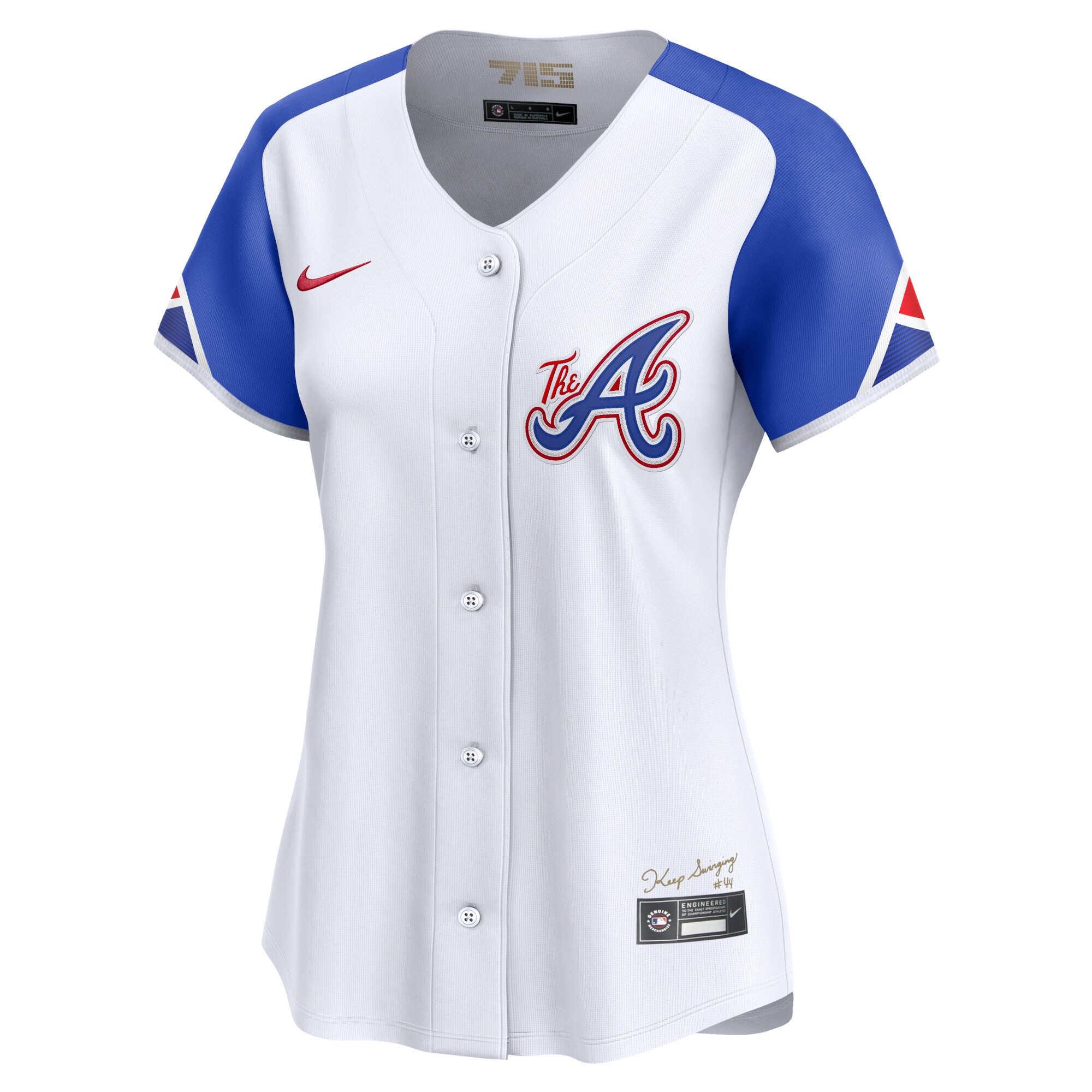 Alternative view of Atlanta Braves Women's City Connect Limited Jersey - White