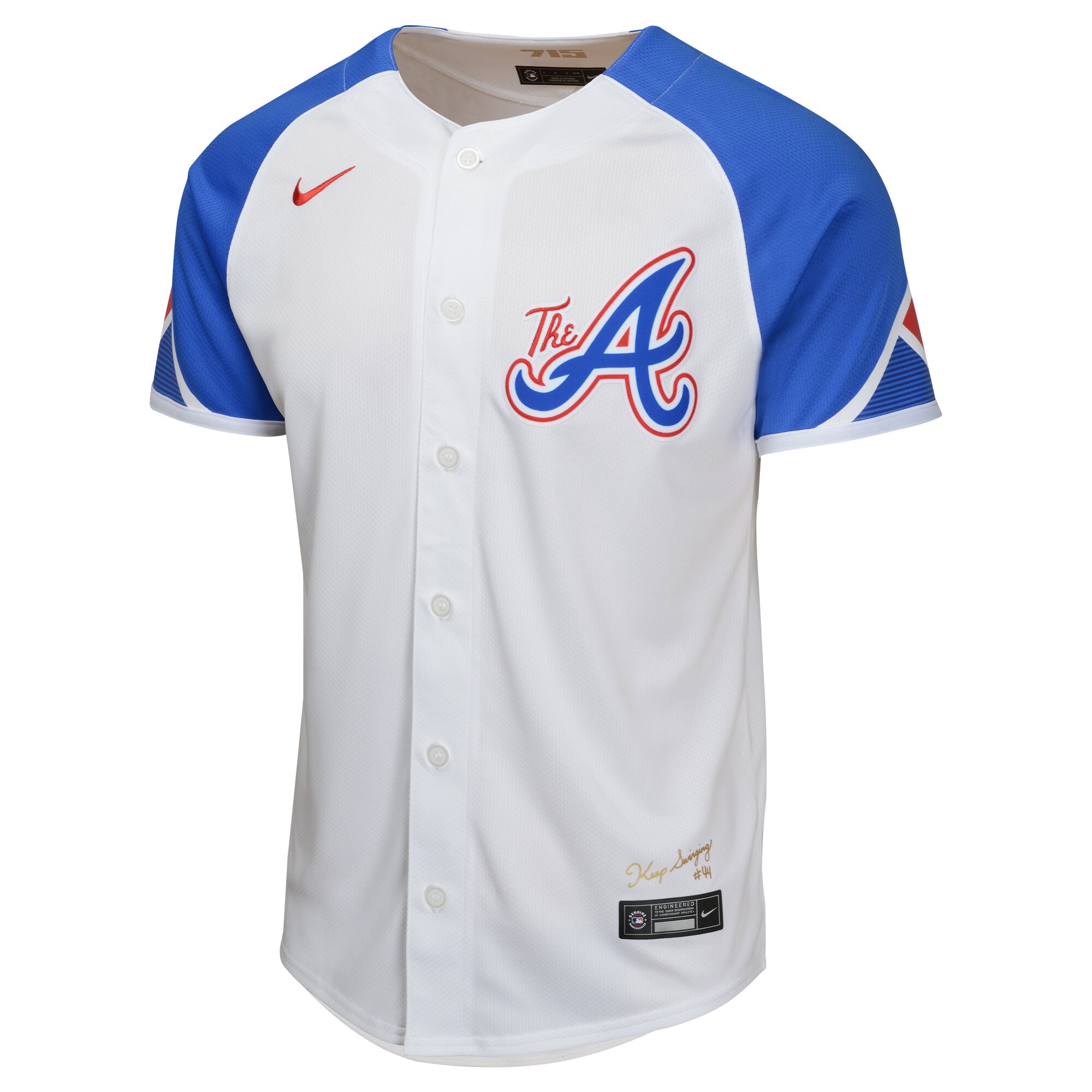 Alternative view of Atlanta Braves Youth City Connect Limited Jersey - White
