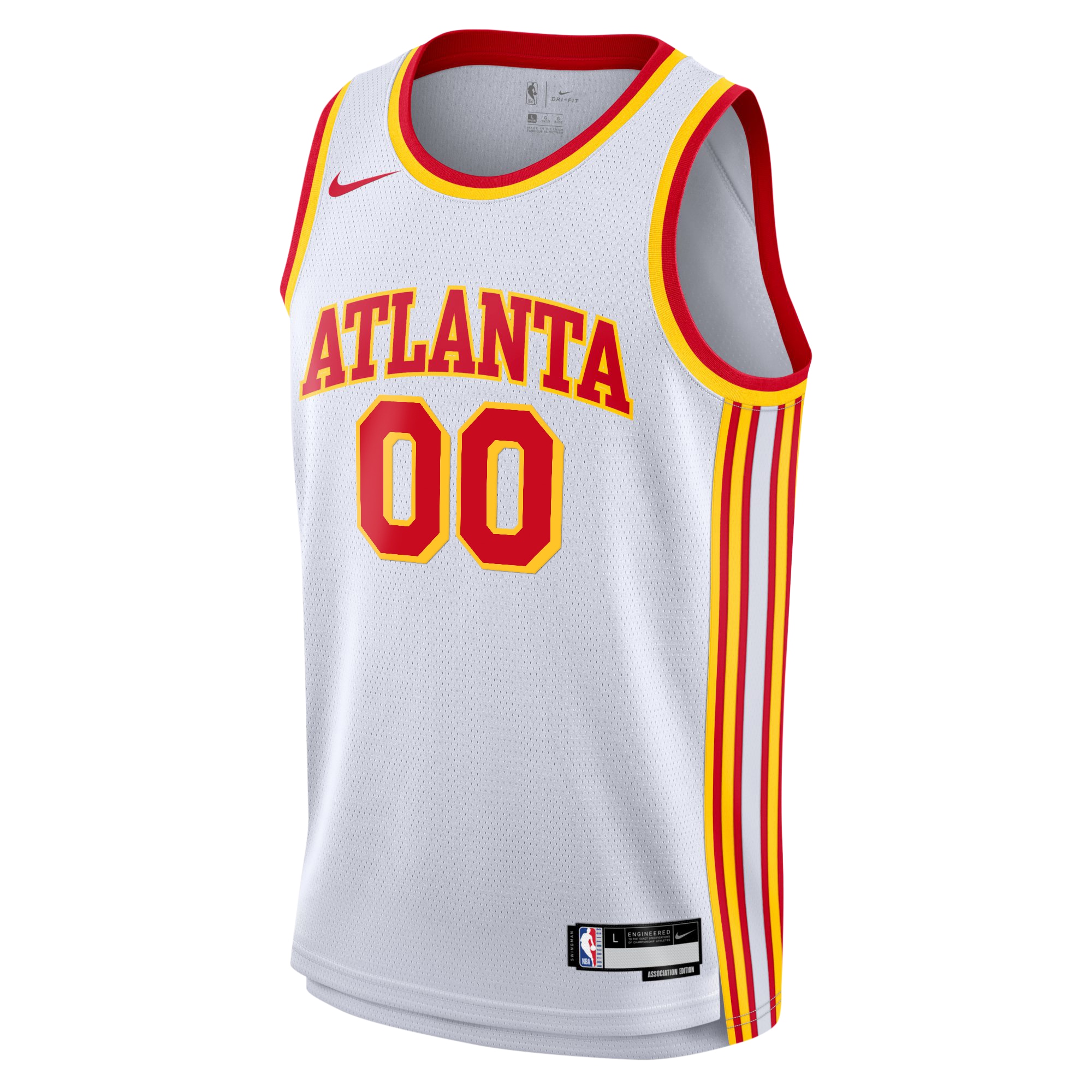 Alternative view of Atlanta Hawks Association Swingman Jersey - Custom - Youth - JS849 