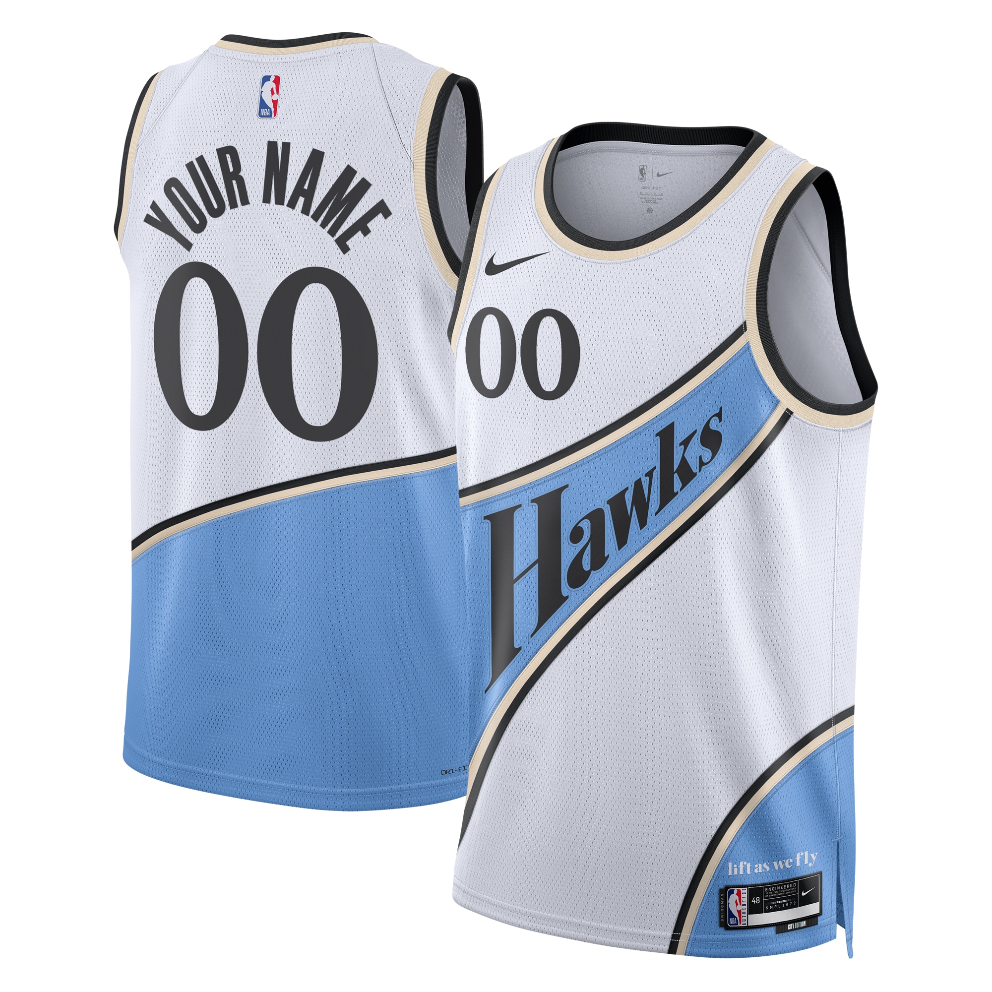 Atlanta Hawks City Edition Swingman Jersey 2024 - Custom - Unisex - JS742 