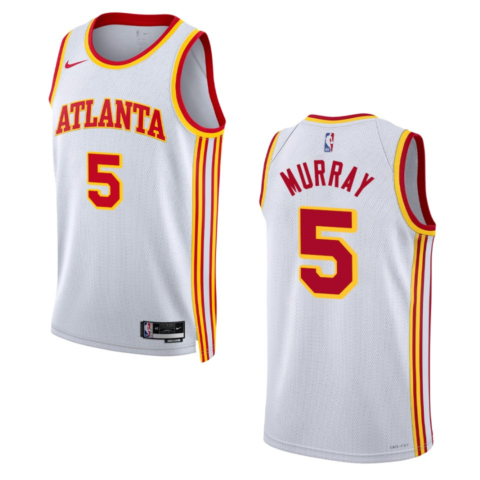 Atlanta Hawks Dejounte Murray 2022-23 Association Edition White Swingman Jersey
