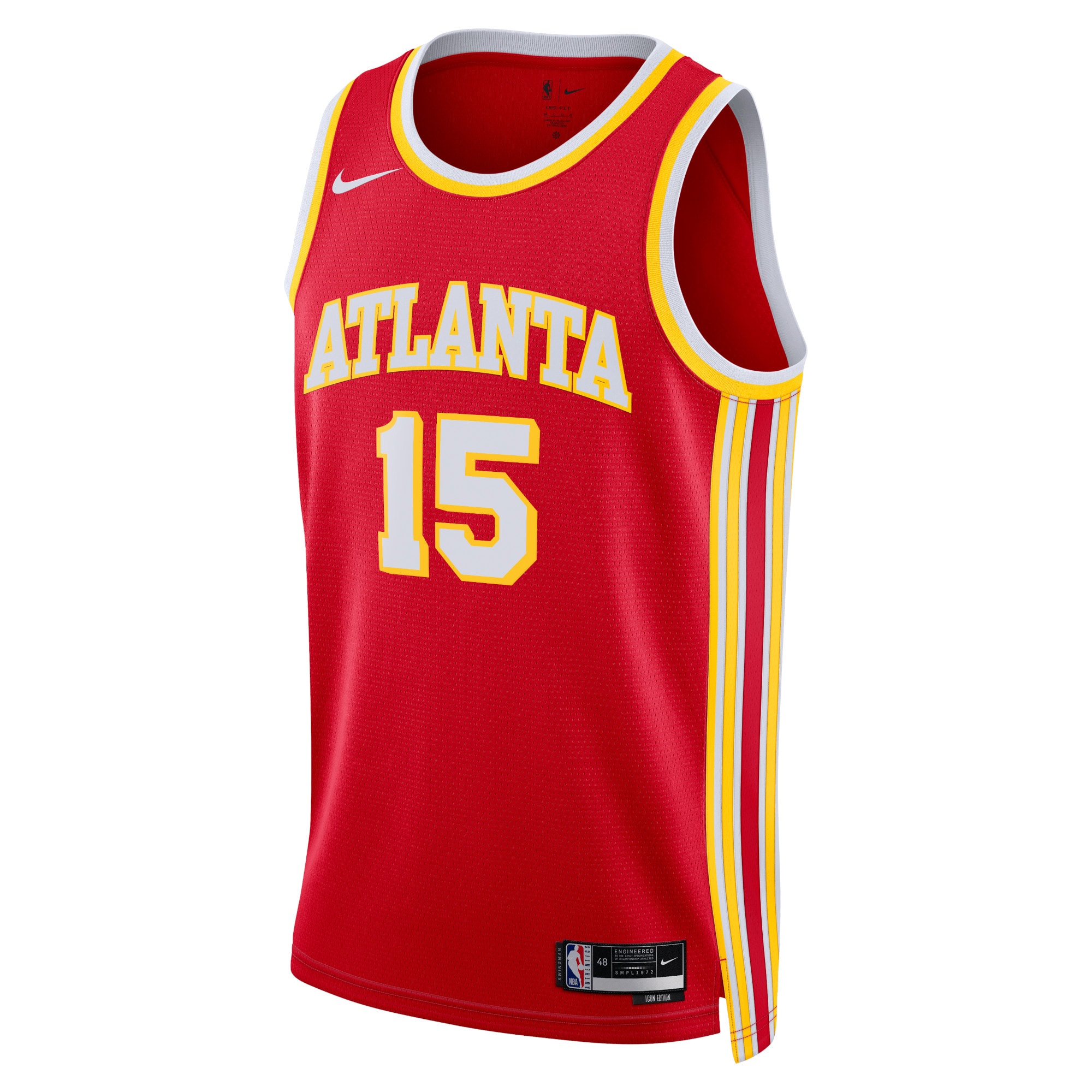 Atlanta Hawks Icon Edition Swingman Jersey - Red - Clint Capela - Unisex - JS320 