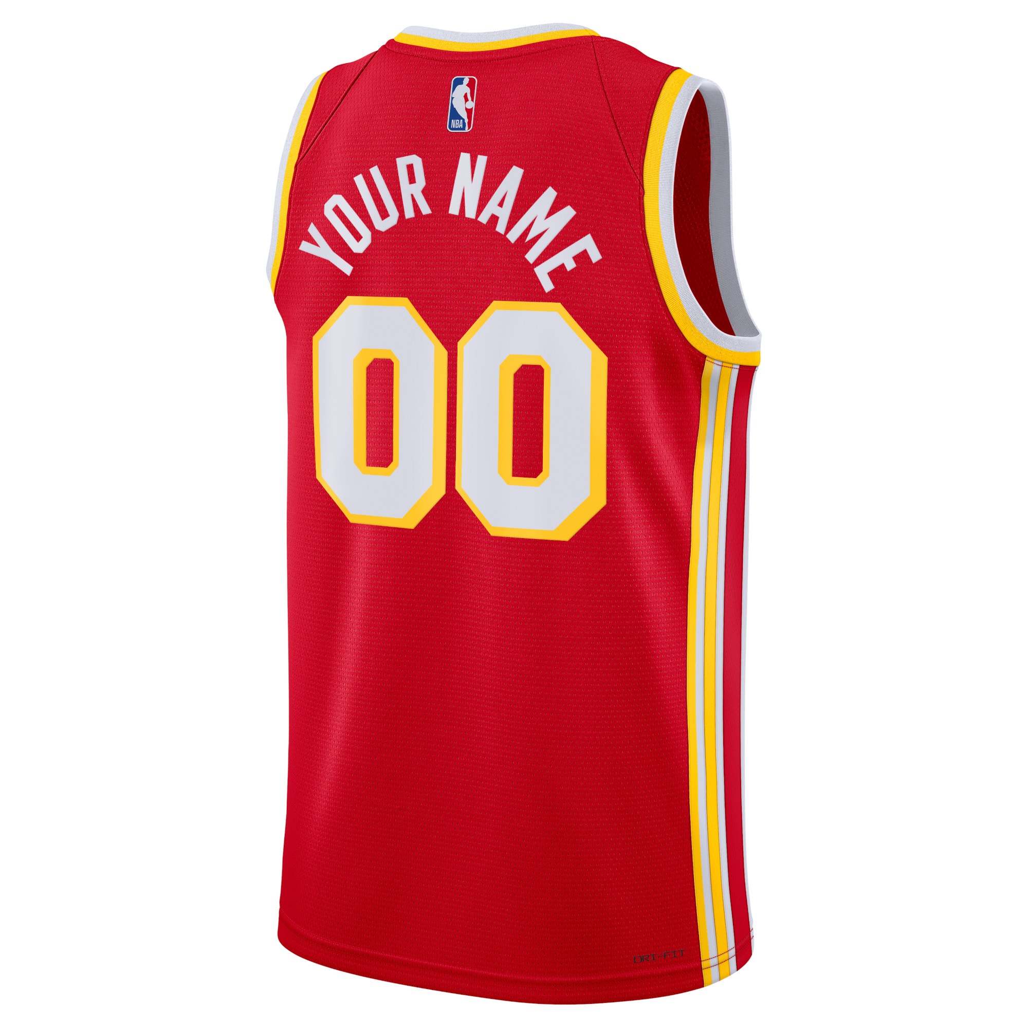 Alternative view of Atlanta Hawks Icon Swingman Jersey - Custom - Unisex - JS618 