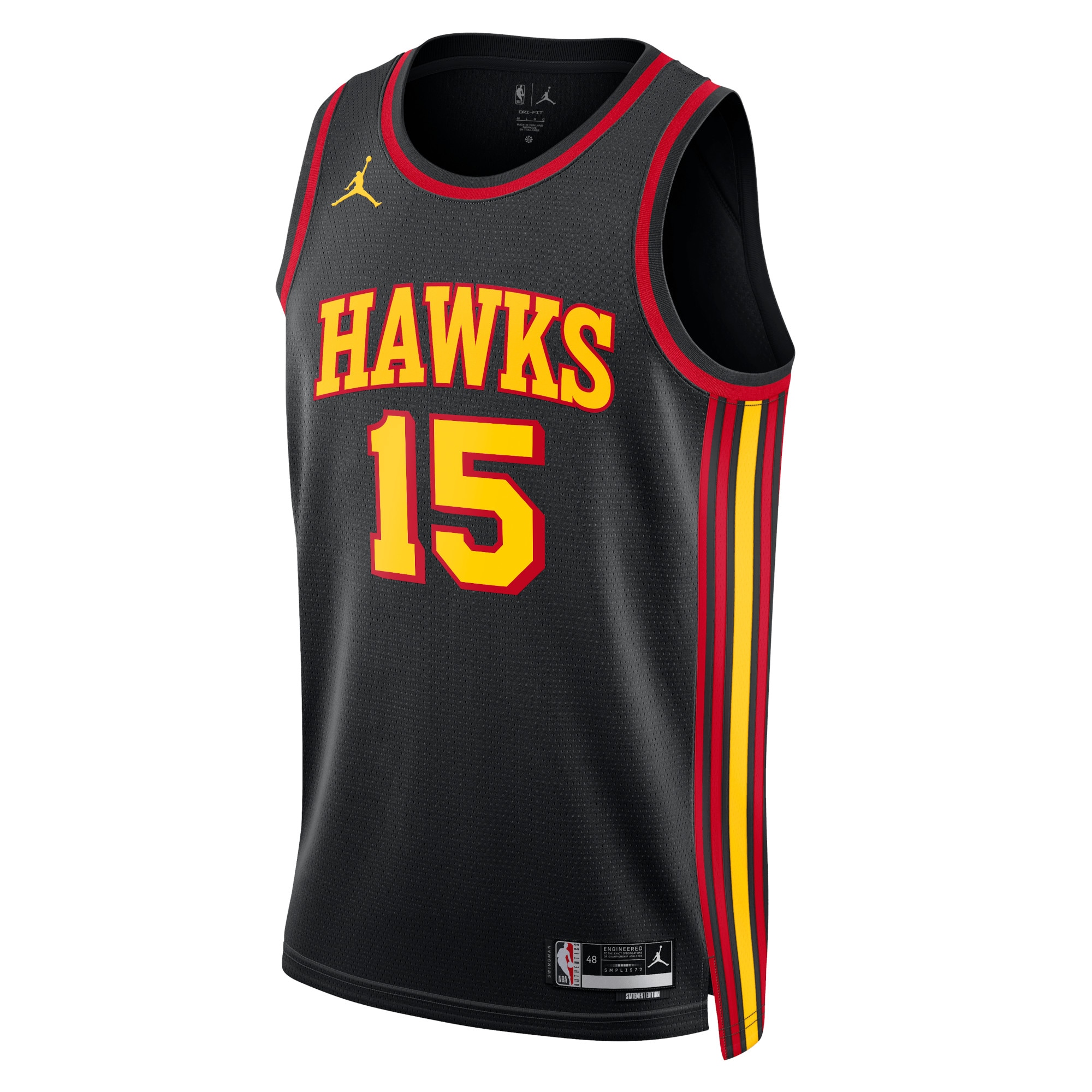 Atlanta Hawks Jordan Statement Edition Swingman Jersey - Black - Clint Capela - Unisex - JS315 