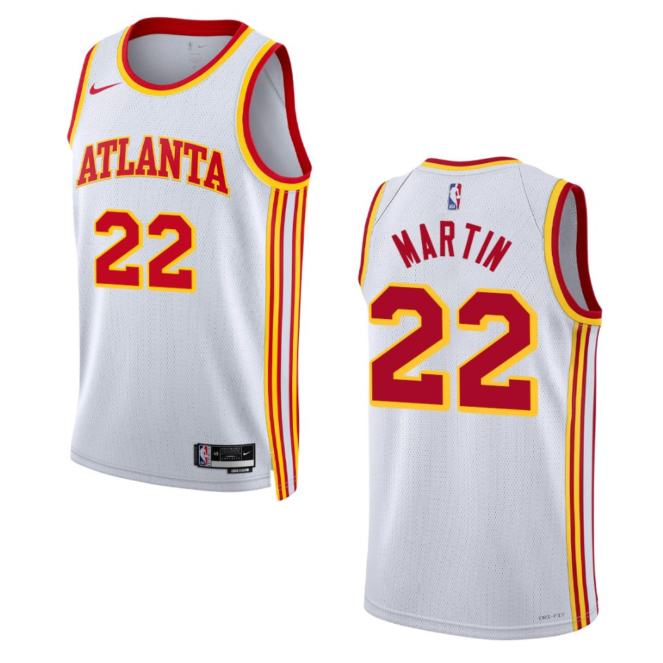 Atlanta Hawks Tyrese Martin 2022-23 Association Edition White Swingman Jersey