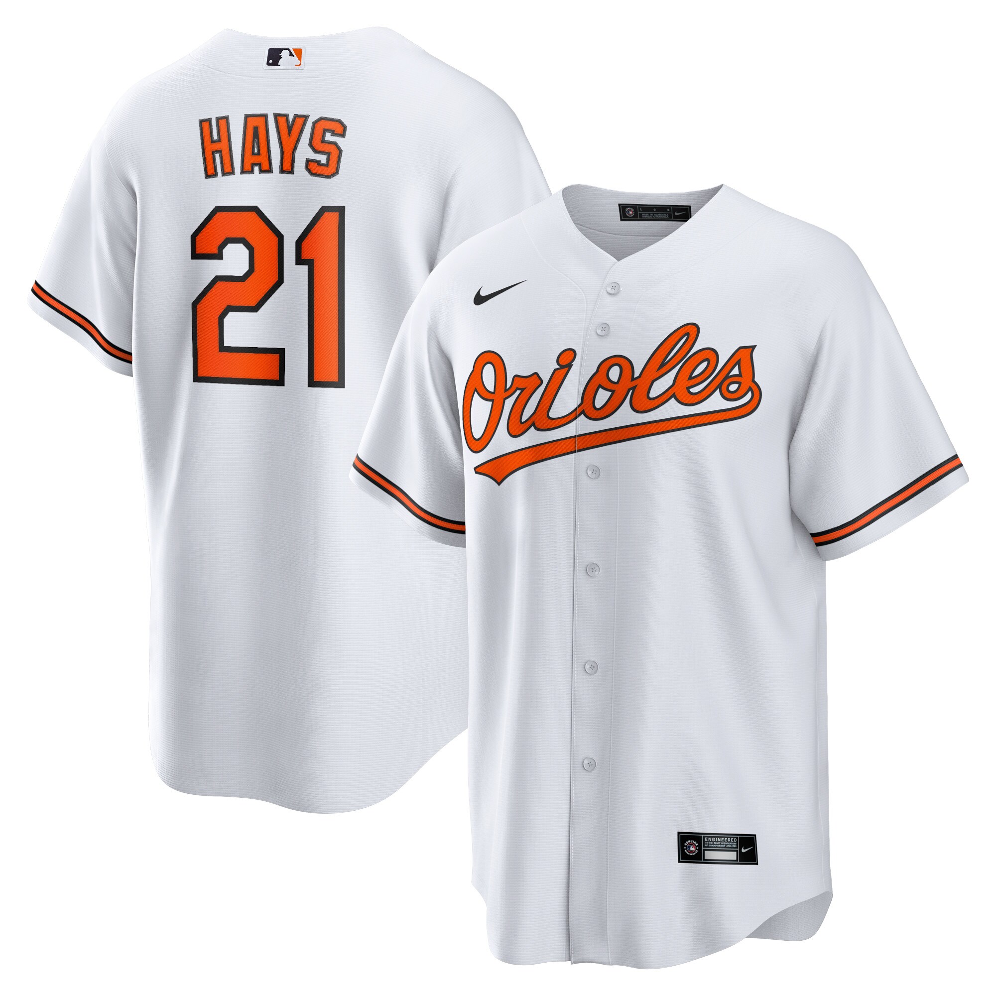Austin Hays Baltimore Orioles Replica Player Jersey - White