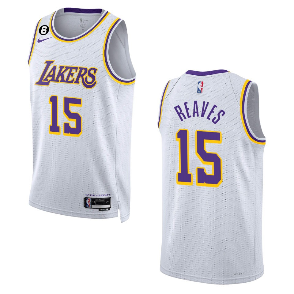 Austin Reaves Association Edition Los Angeles Lakers 2022-23 White Swingman Jersey