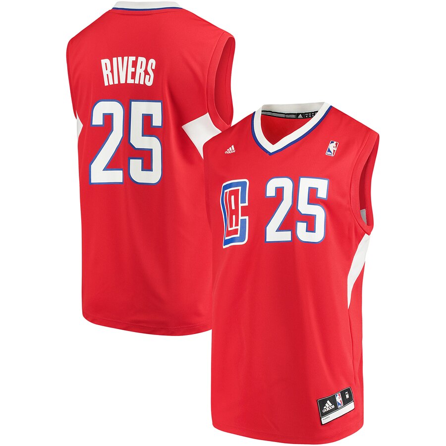 Austin Rivers La Clippers Adidas Road Replica Jersey - Red