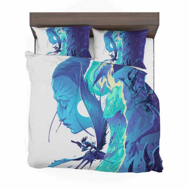 Alternative view of Avatar The Way Of Water Eternal Harmony Bedding Set - Custom Bedding Set