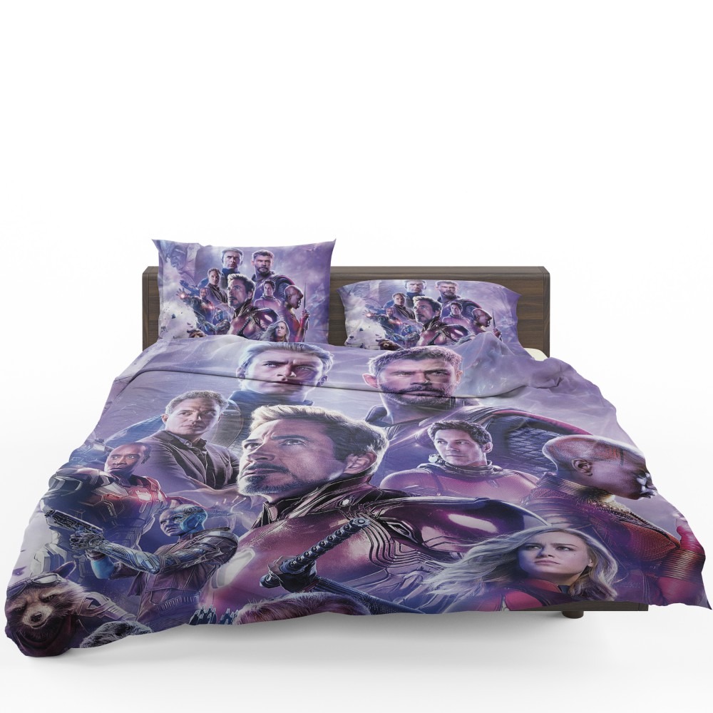 Avengers Endgame Movie Marvel Comics Bedding Set - Custom Bedding Set