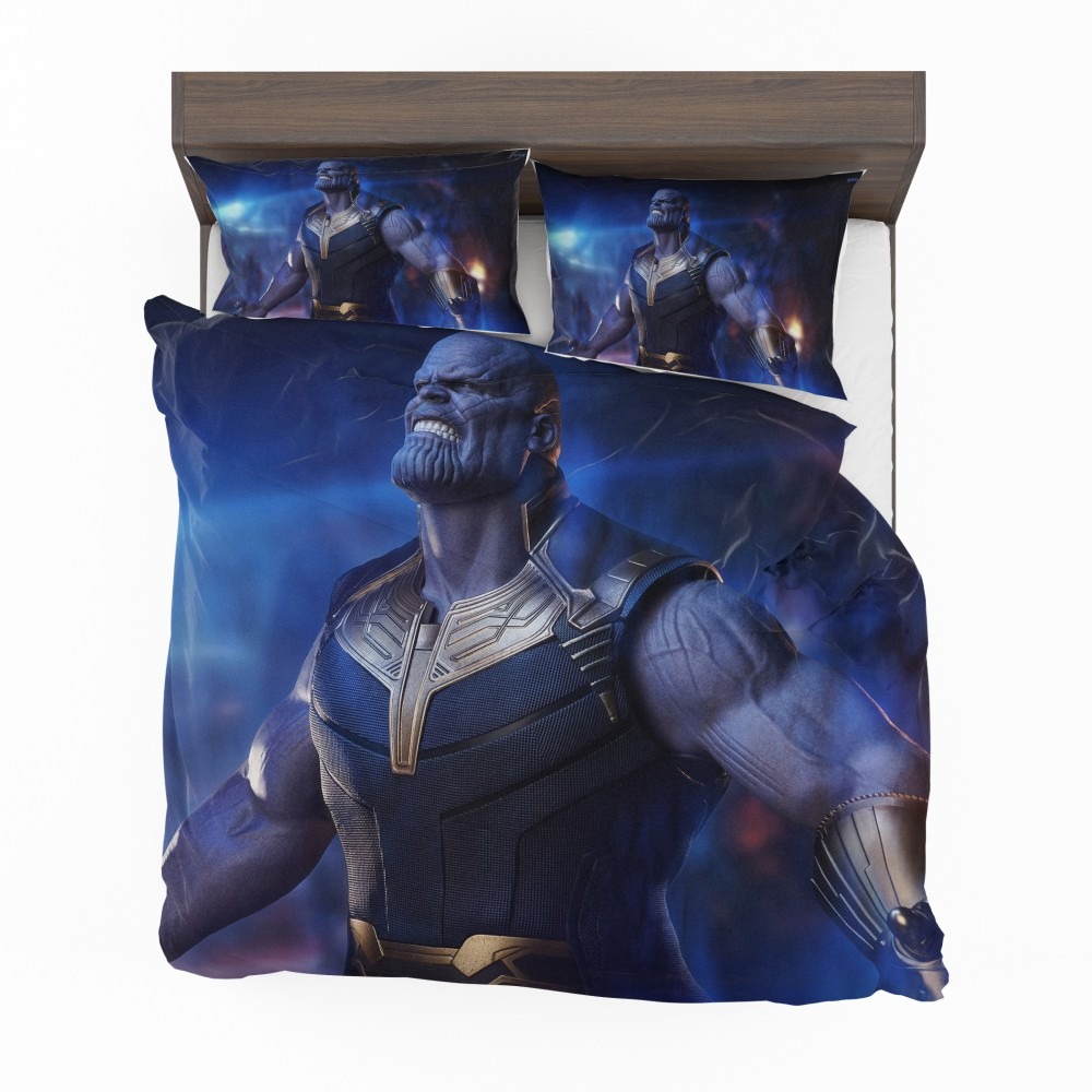 Alternative view of Avengers Infinity War Movie Thanos The Great Villain Bedding Set - Custom Bedding Set
