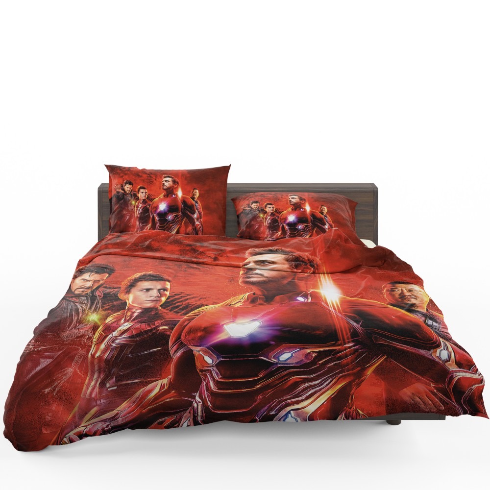 Avengers Infinity War Spider-Man Iron Man Doctor Strange Wong Bedding Set - Custom Bedding Set
