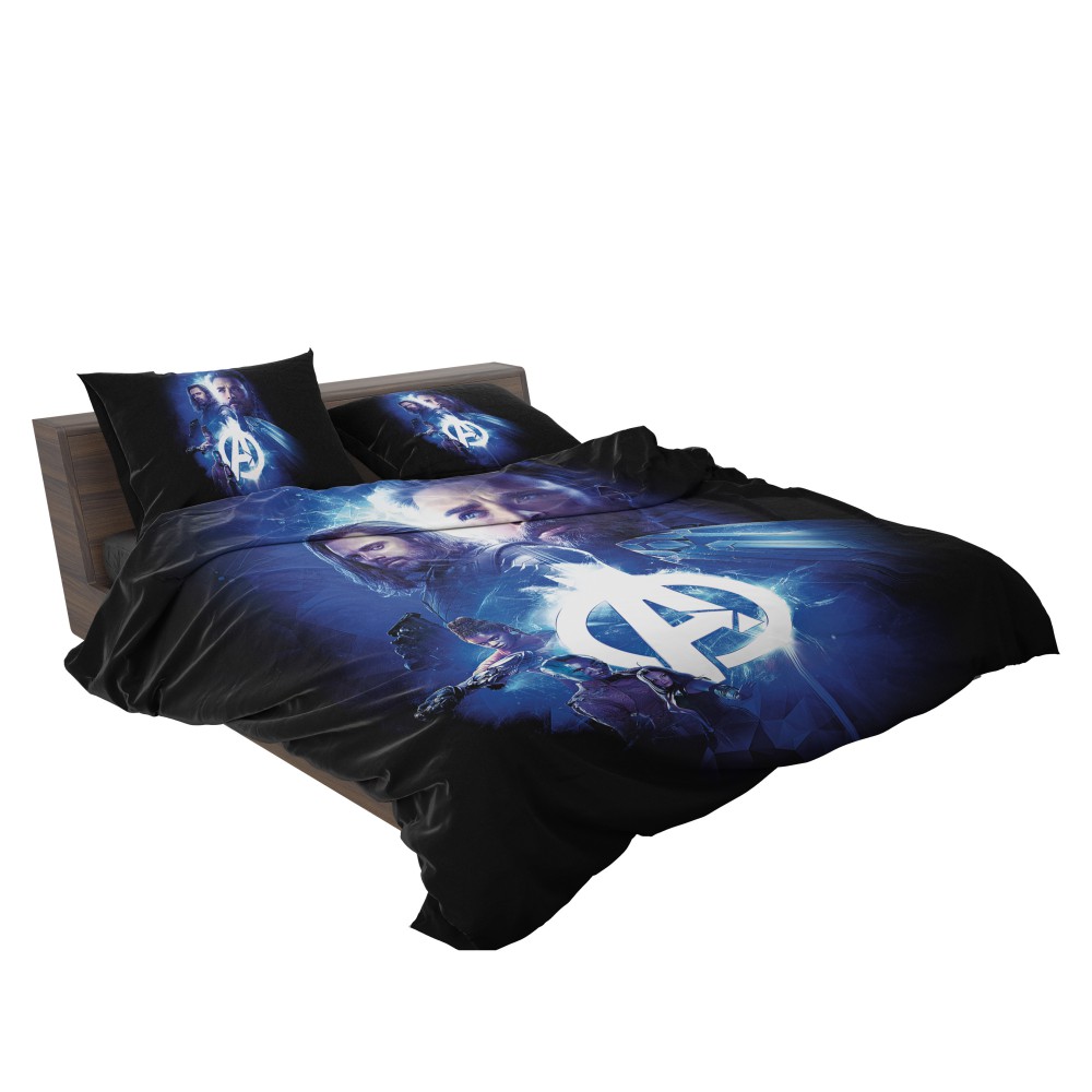 Alternative view of Avengers Nebula Winter Soldier Captain America Shuri Mantis Bedding Set - Custom Bedding Set