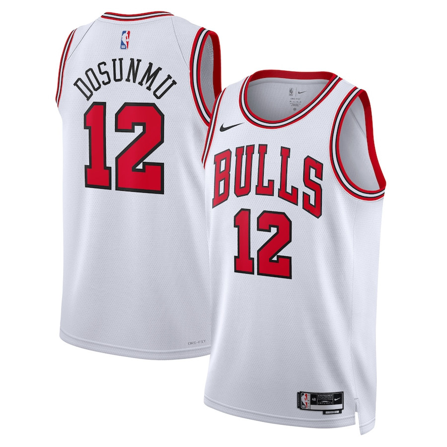 Ayo Dosunmu 12 Chicago Bulls Unisex Swingman Jersey - Association Edition - White - JS930 