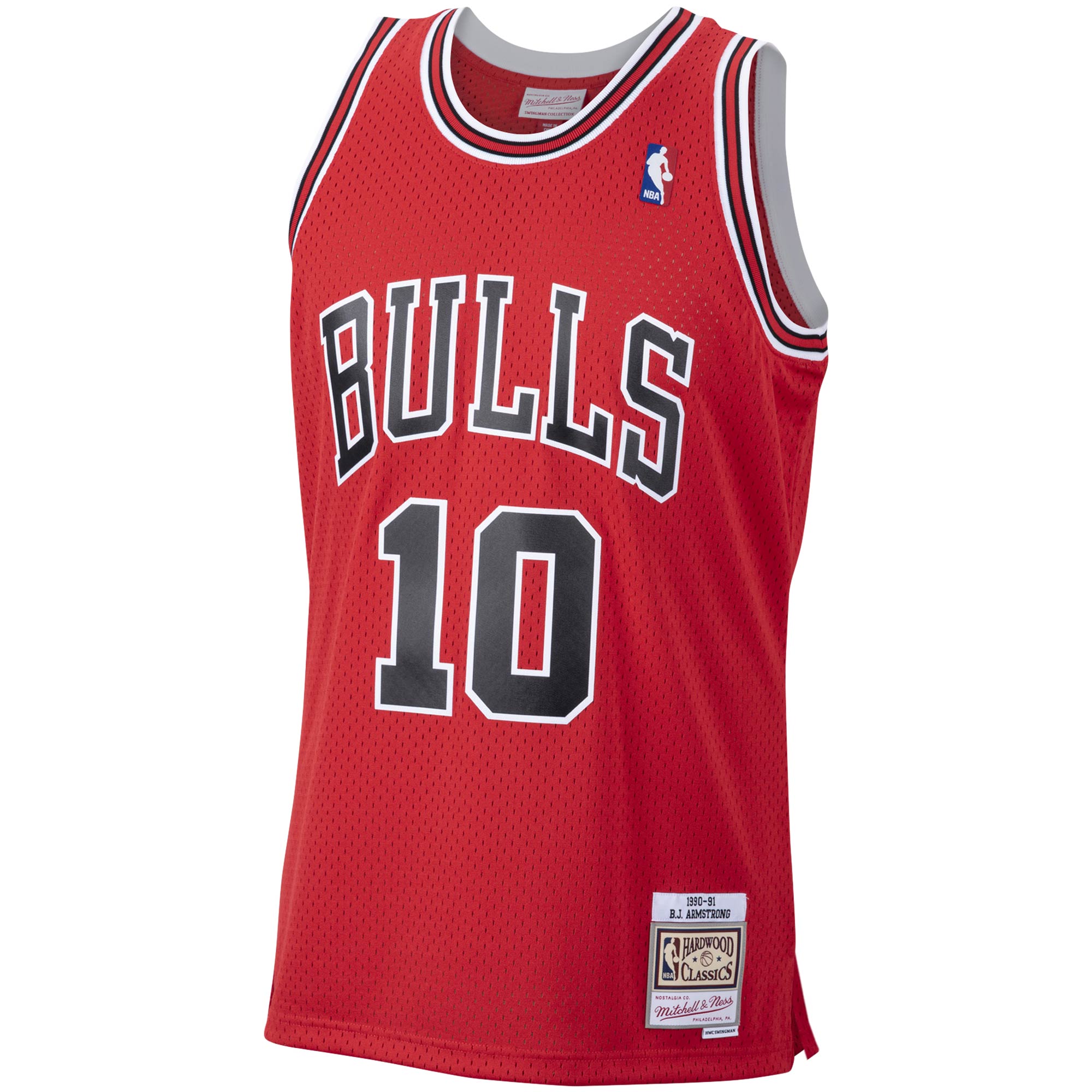 Alternative view of B. J. Armstrong Chicago Bulls Mitchell & Ness 2001/02 Hardwood Classics Swingman Jersey - Red