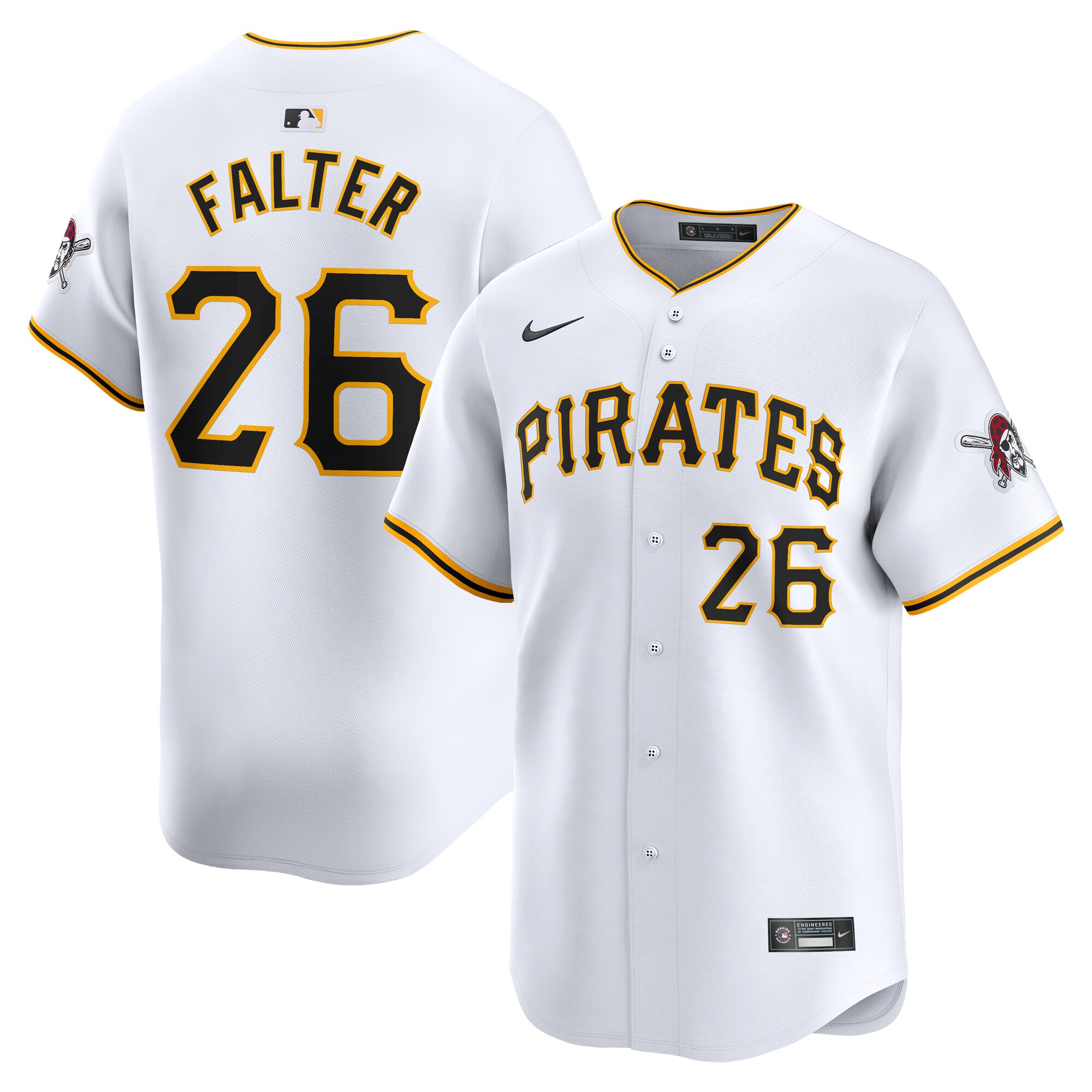 Bailey Falter Pittsburgh Pirates Home Limited Player JerseyÃƒâ€šÃ‚Â ÃƒÂ¢Ã¢â€šÂ¬Ã¢â‚¬Å“ White