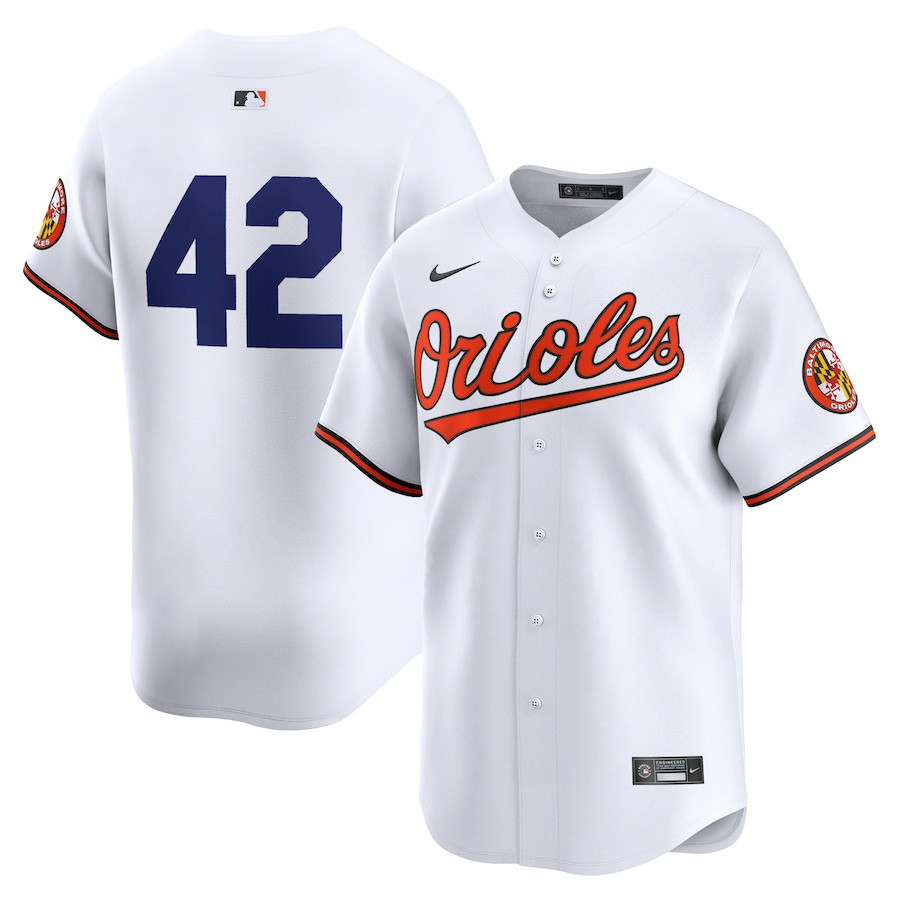 Baltimore Orioles 2024 Jackie Robinson Day Home Men Limited Jersey - White