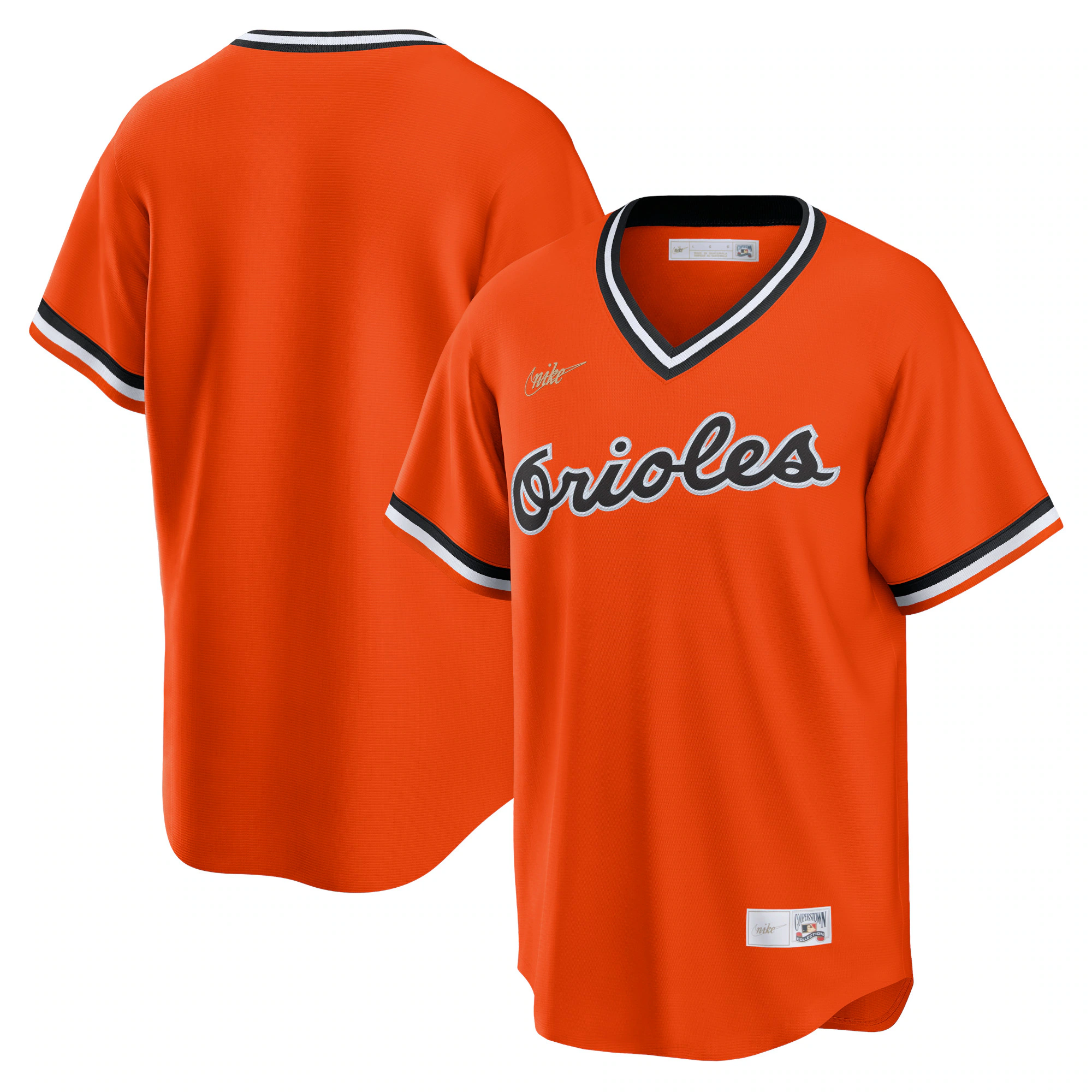 Alternative view of Baltimore Orioles Alternate Cooperstown Collection Team Jersey – Orange