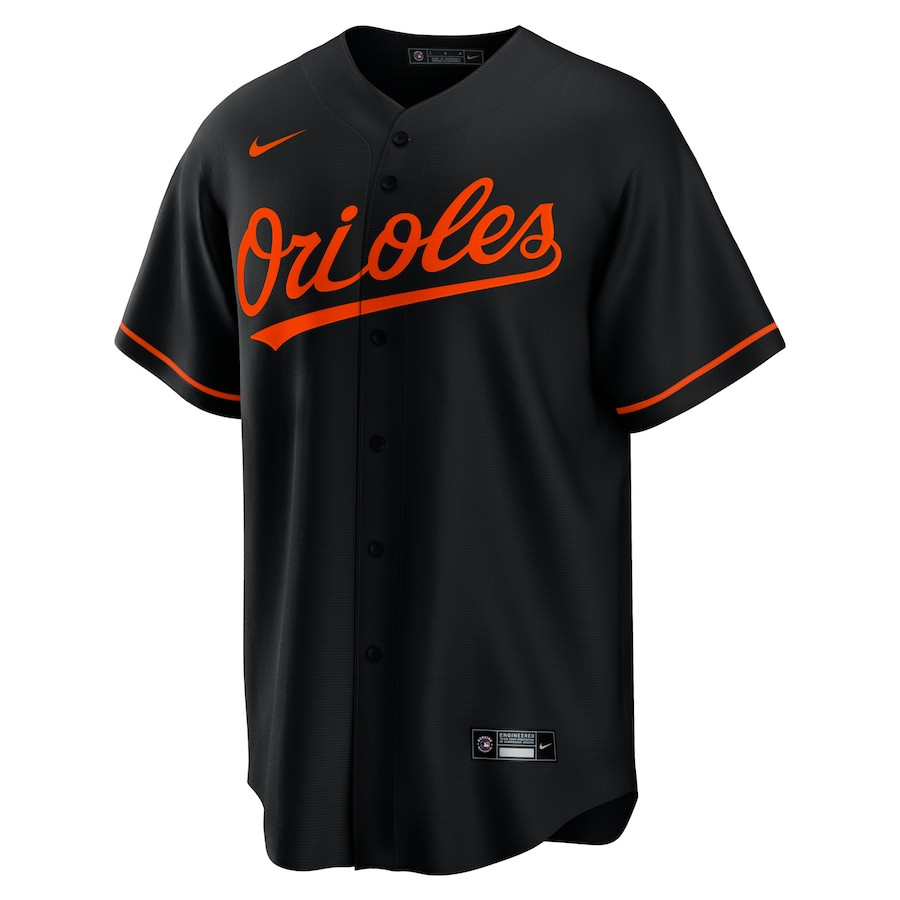 Alternative view of Baltimore Orioles Alternate Men Jersey - Black