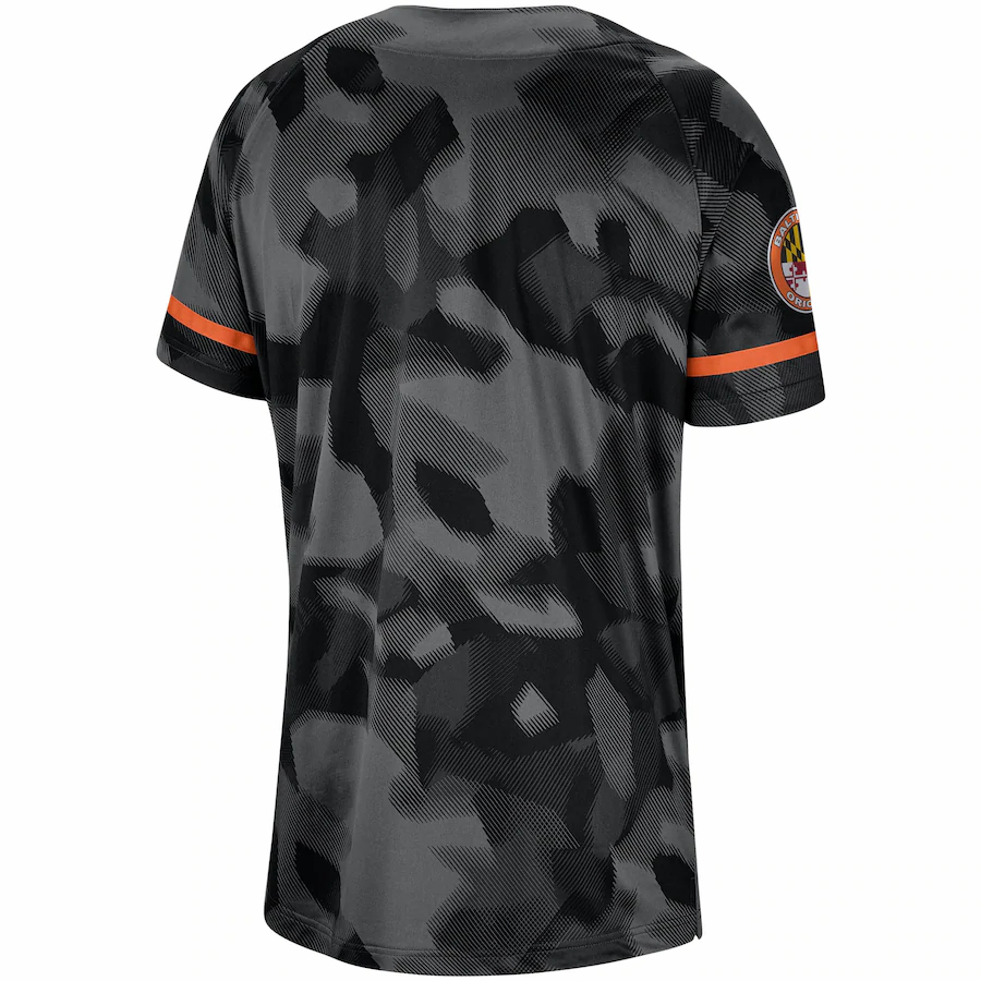 Alternative view of Baltimore Orioles Camo Jersey – Black