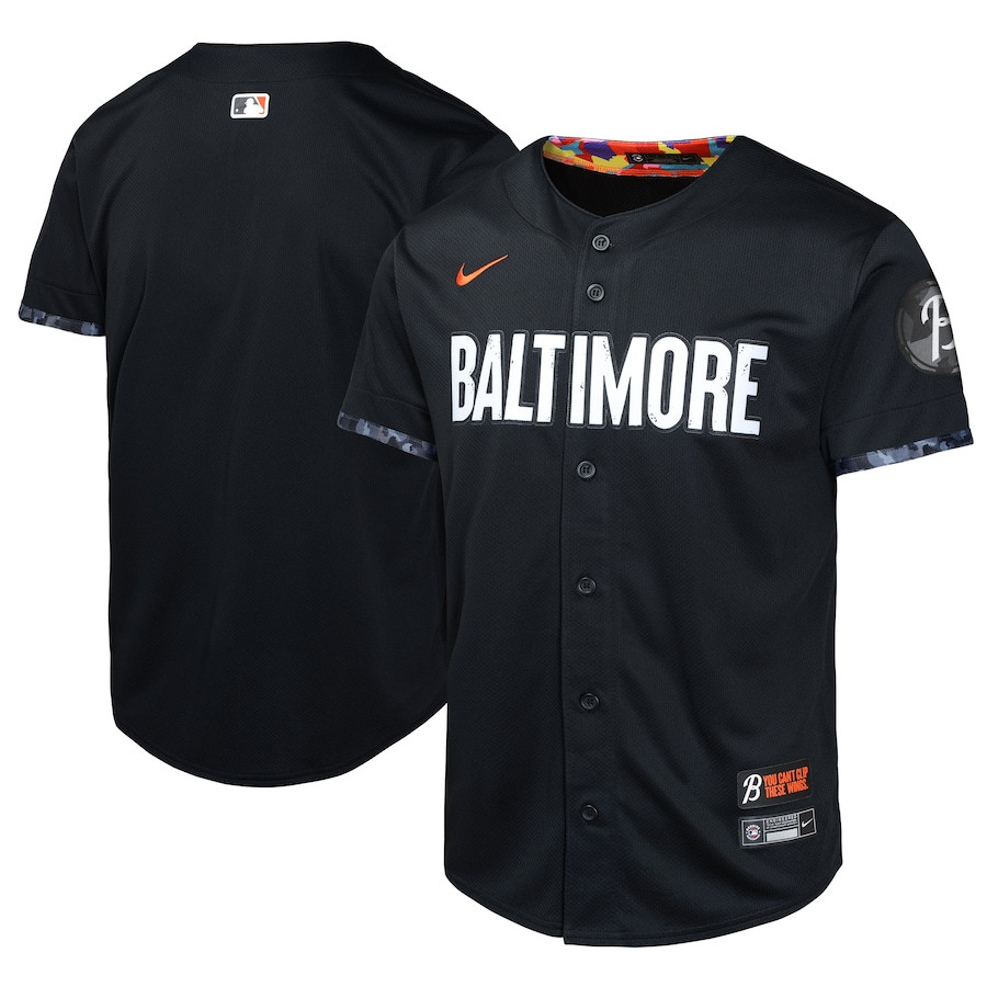 Baltimore Orioles City Connect Limited YOUTH Jersey - Black
