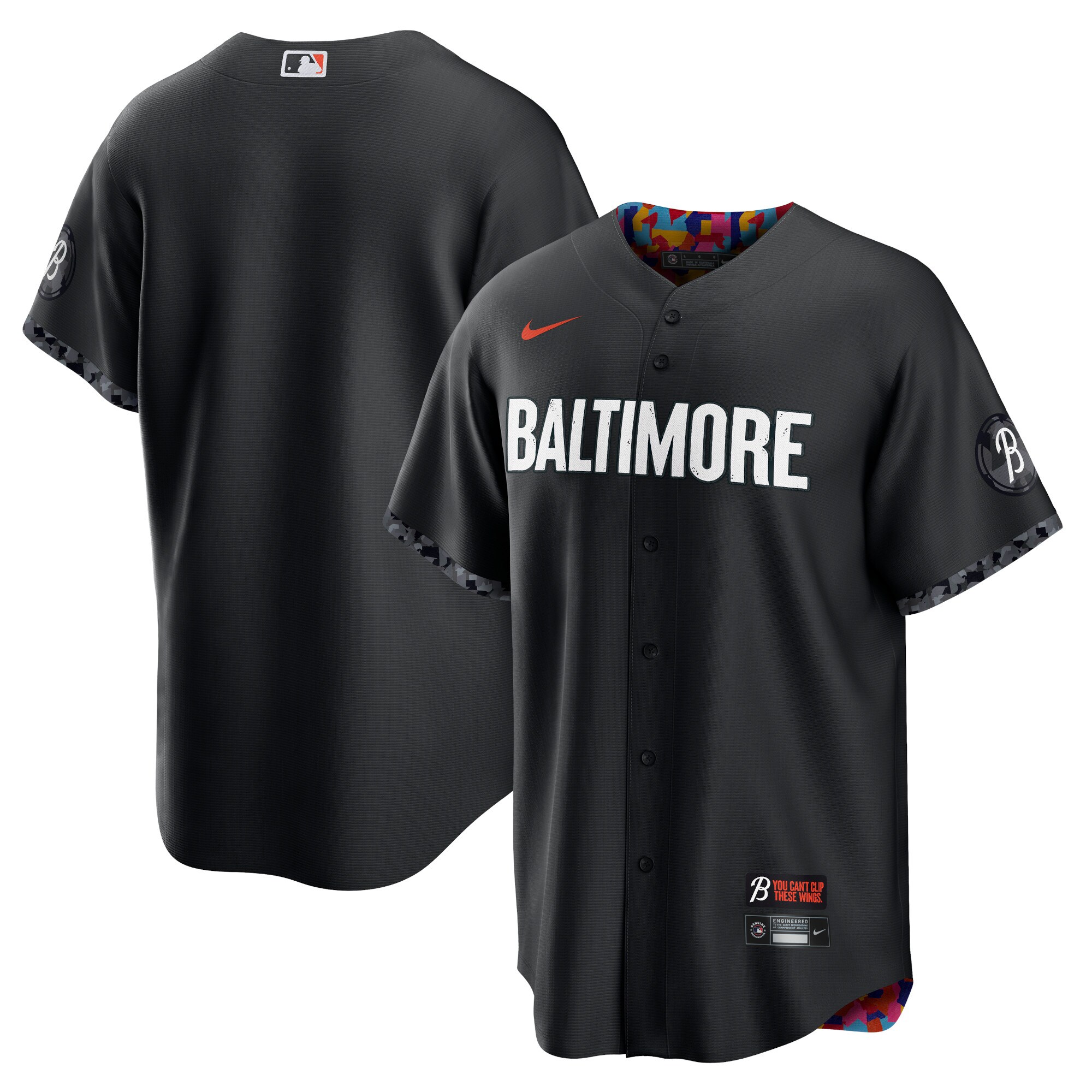 Baltimore Orioles City Connect Replica Jersey - Black