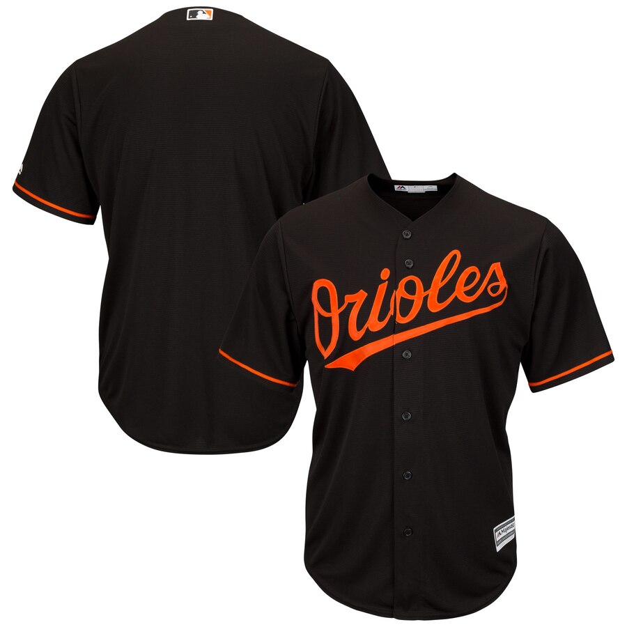 Baltimore Orioles Majestic Big And Tall Cool Base Team Jersey - Black