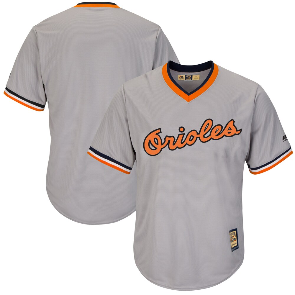 Baltimore Orioles Majestic Road Cooperstown Cool Base Team Jersey - Gray