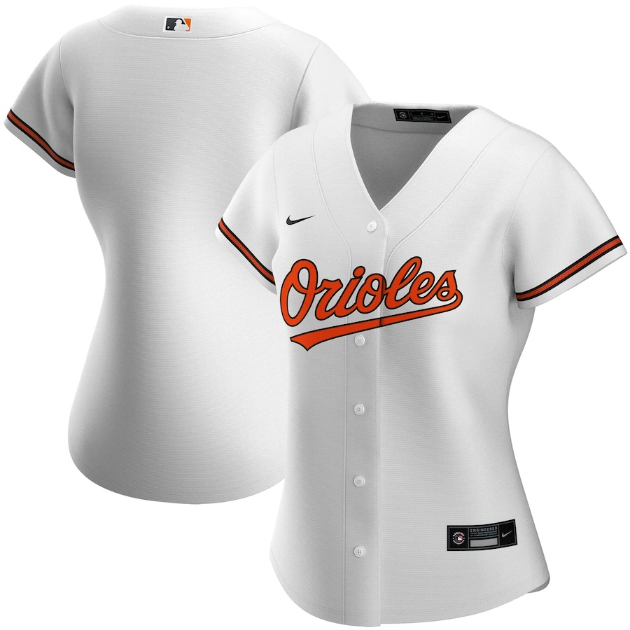 Baltimore Orioles Women's Home 2020 Replica Team Jersey ÃƒÂ¢Ã¢â€šÂ¬Ã¢â‚¬Å“ White