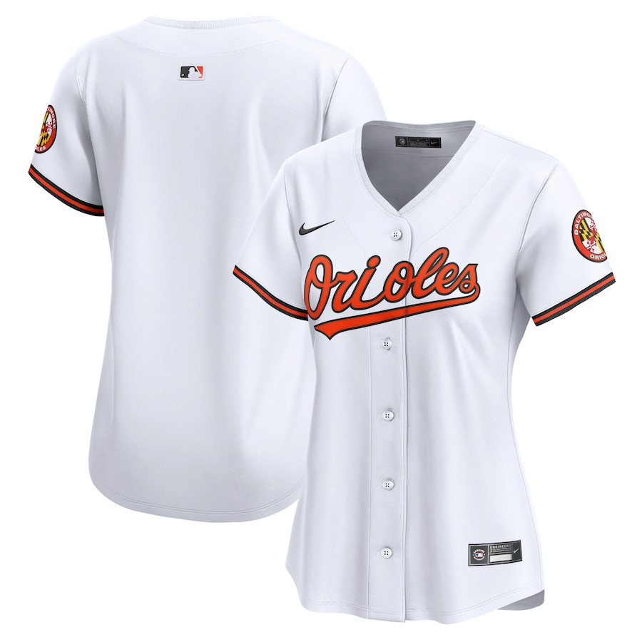 Baltimore Orioles Women's Home Limited Jersey - White