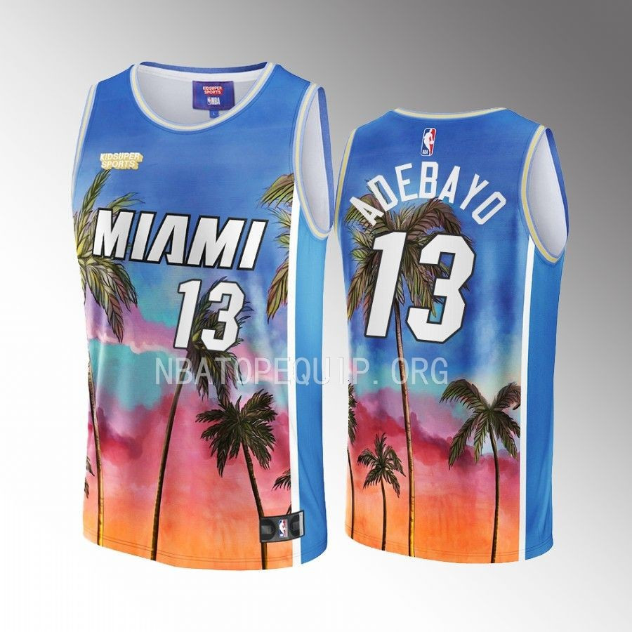 Bam Adebayo 13 Miami Heat NBA & KidSuper Studios Unisex Hometown Jersey - JS352 