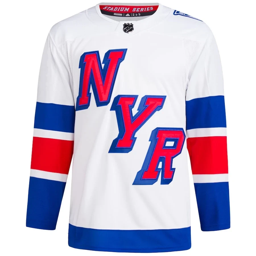 Alternative view of Barclay Goodrow 21 New York Rangers 2024 Stadium Series Primegreen Men Jersey - White - JS791 