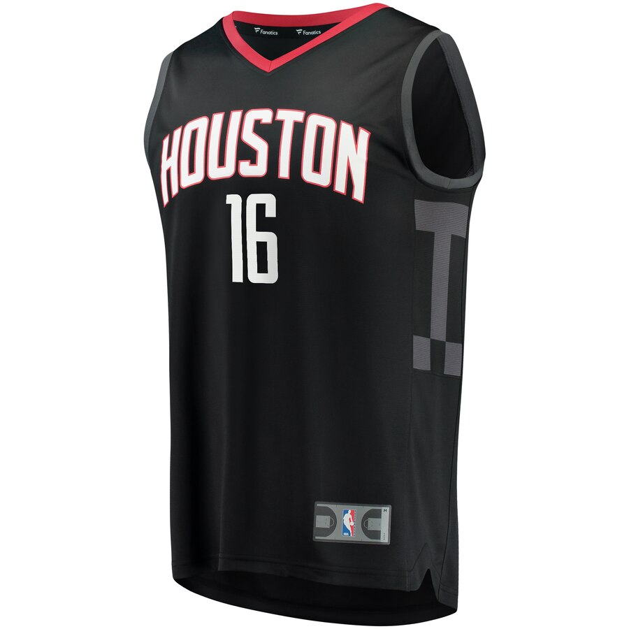 Alternative view of Ben Mclemore Houston Rockets Fanatics Branded Youth Fast Break Replica Player Jersey - Statement Edition - Black