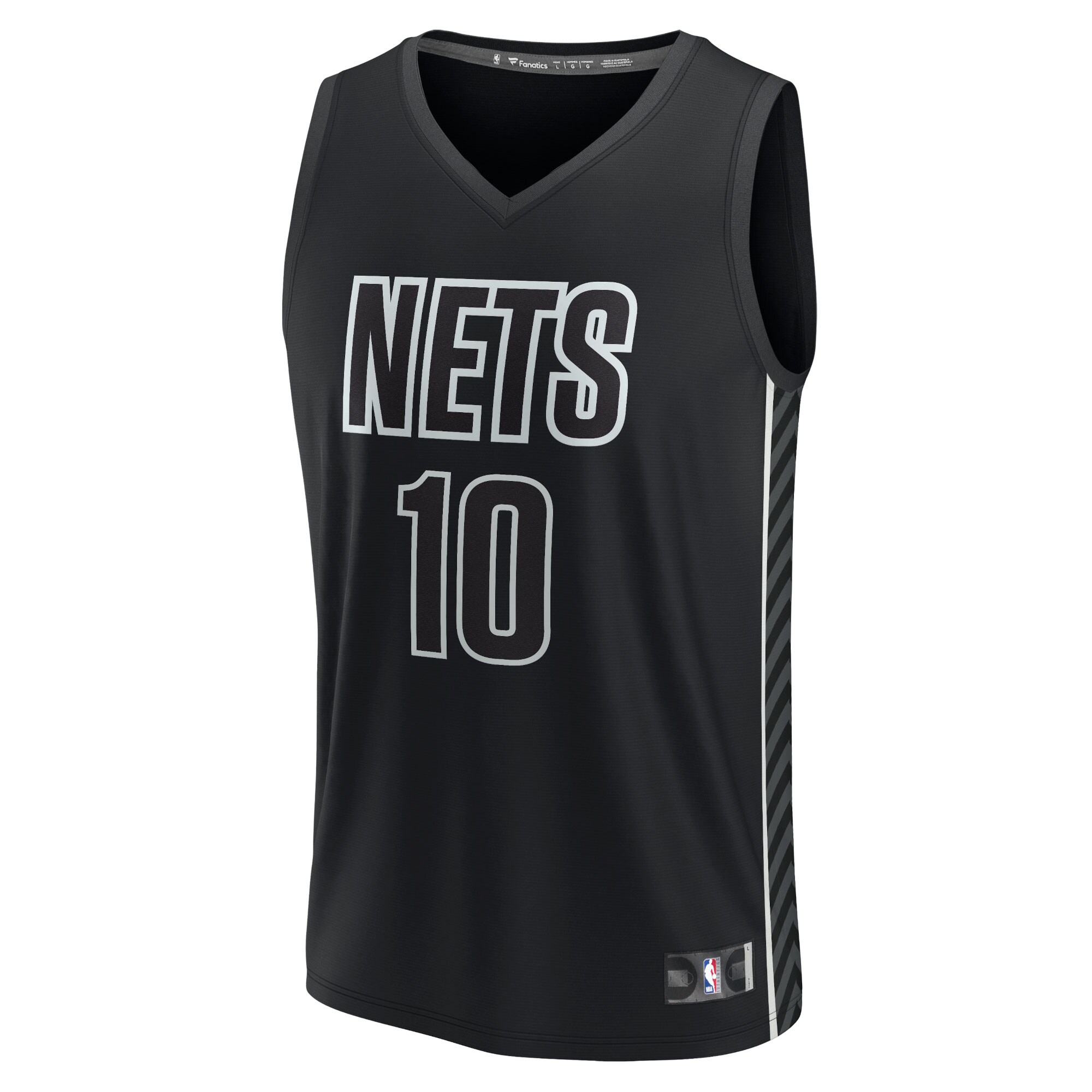 Alternative view of Ben Simmons Brooklyn Nets Fanatics Fast Break Replica Player Jersey - Statement Edition - Black