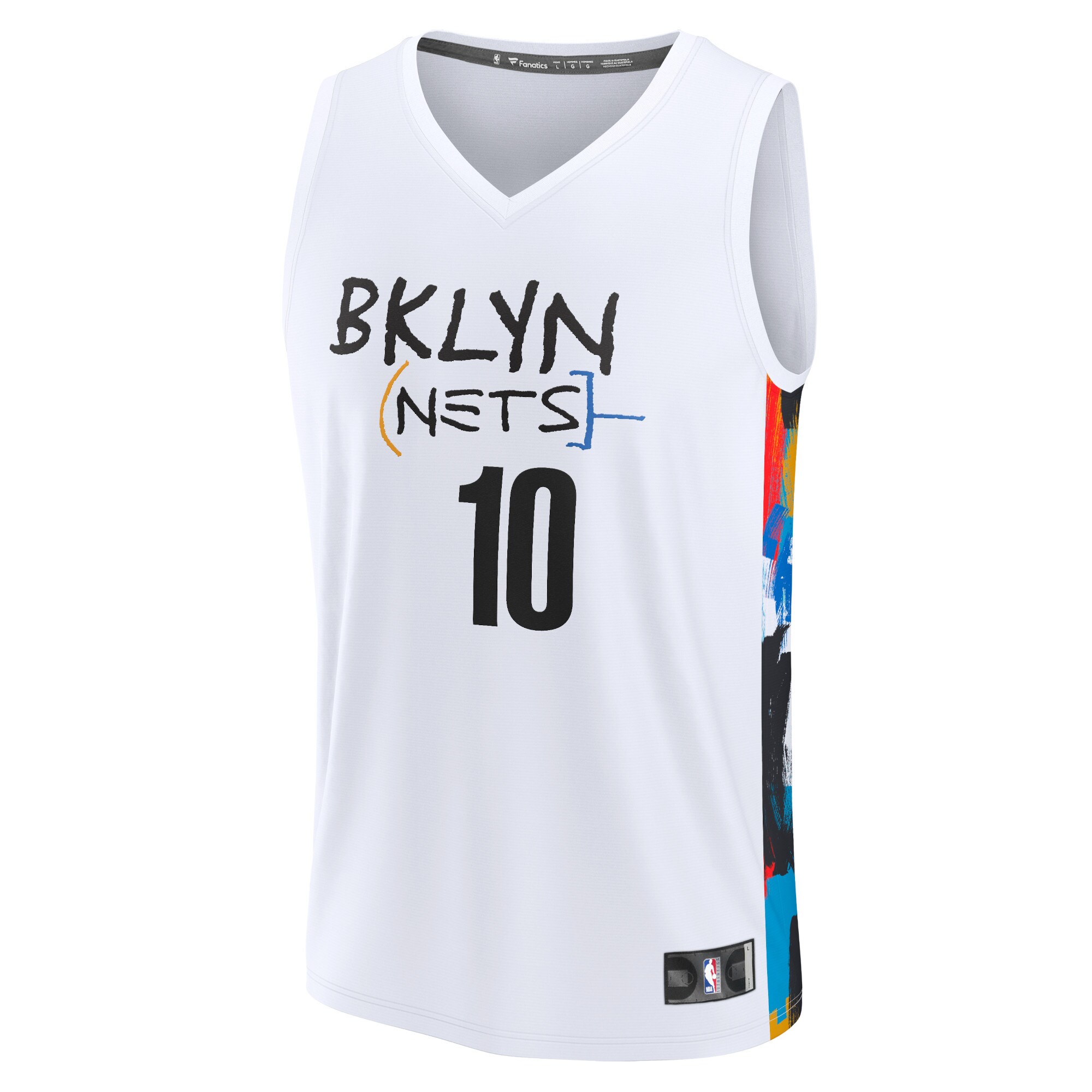 Alternative view of Ben Simmons Brooklyn Nets Fanatics Fastbreak Jersey - City Edition - White