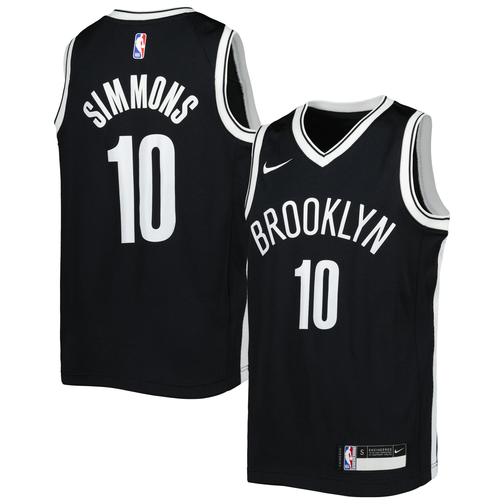 Ben Simmons Brooklyn Nets Youth 2021/22 Swingman Jersey - Icon Edition - Black