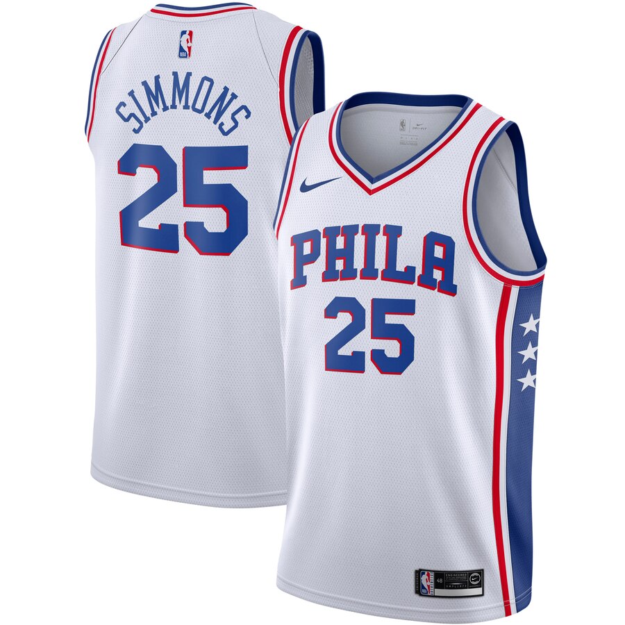 Ben Simmons Philadelphia 76ers 2019/2020 Swingman Jersey - Association Edition - White